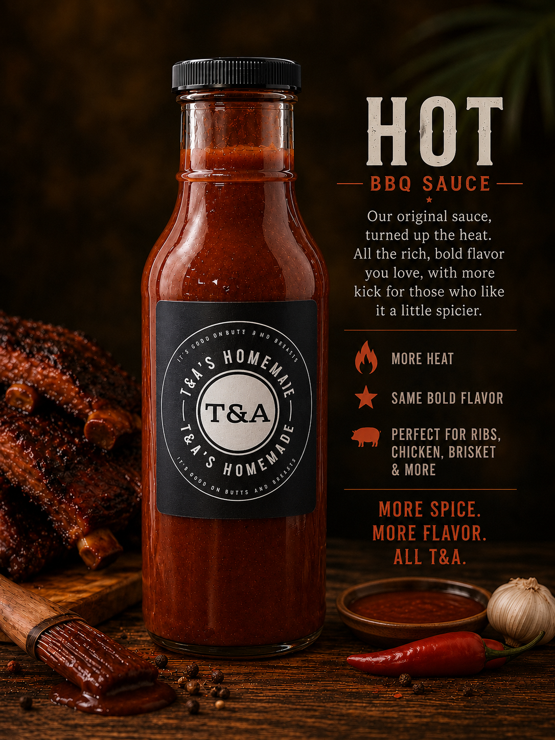 T&A’s Hot BBQ Sauce